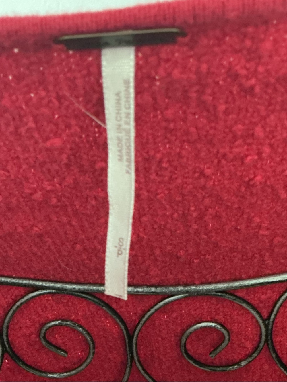 Free People V-Neck Nubby Sweater - Raspberry - Picture 4 of 7